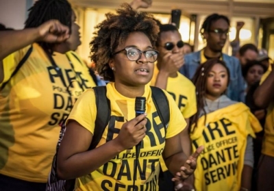 Charlene Carruthers, 30, has helped bring youth front and center in Chicago's anti-police-violence movement.